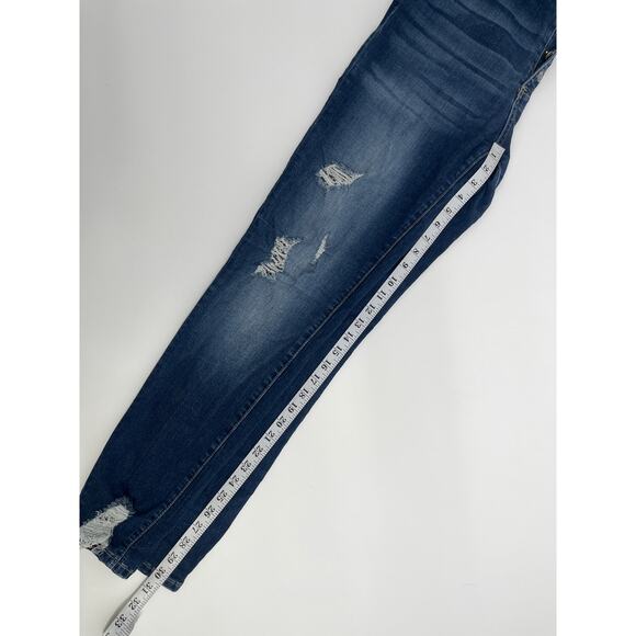 KanCan Women’s Distressed Button Fly Skinny Jeans Size 31 - Picture 7 of 9